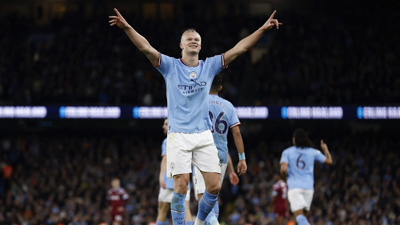 Haaland sets premier league goal record to put city back on top 8f08ffd