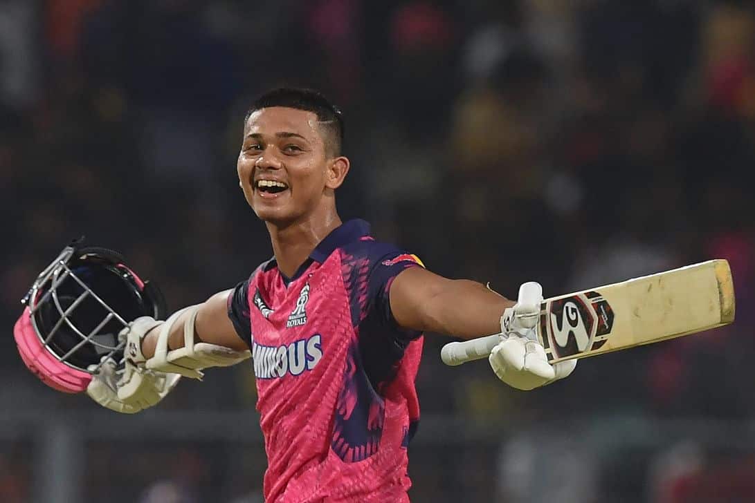 Jaiswal hits ipls fastest 50 as rajasthan thrash kkr 6a6d7e5