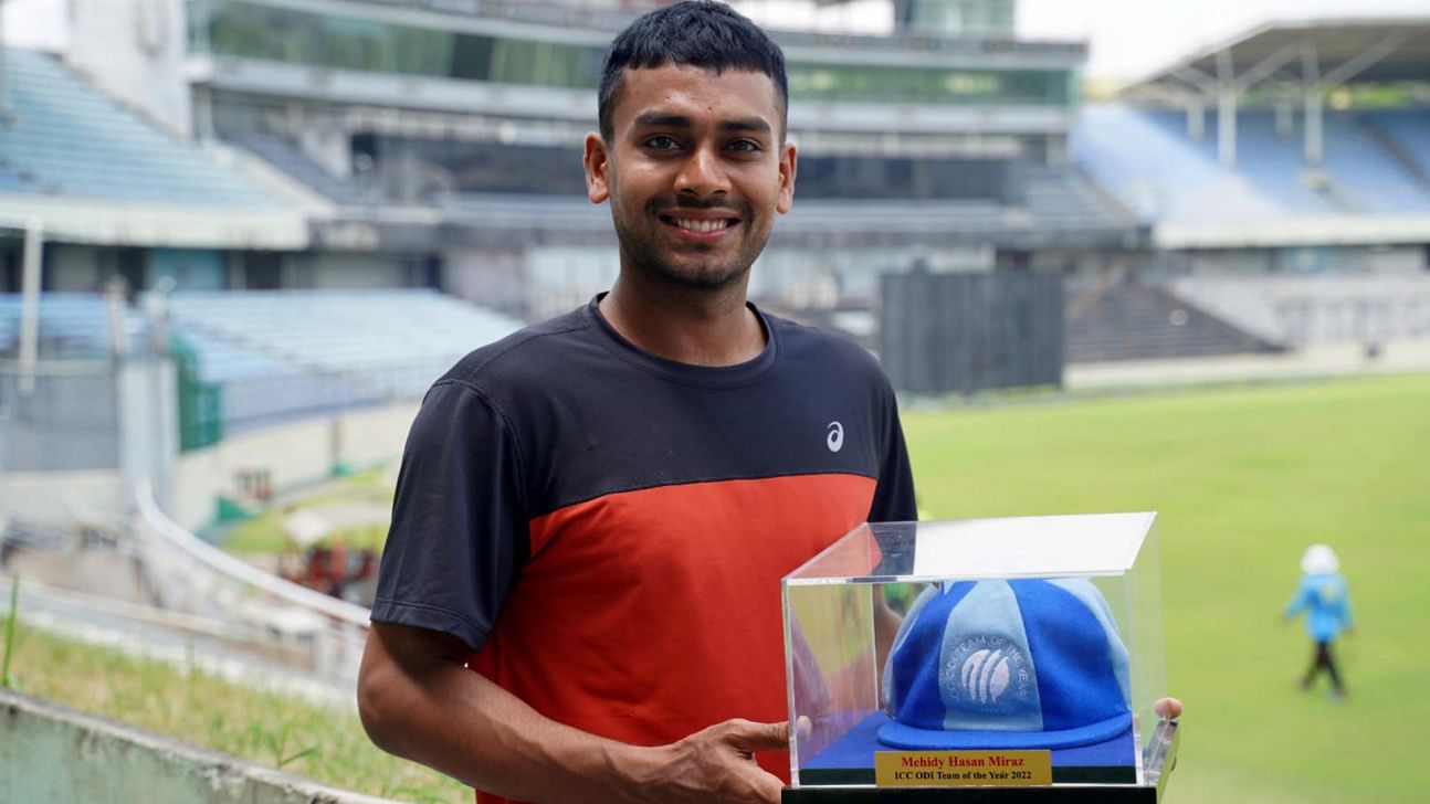 Miraz thanks icc for odi team of the year 2022 inclusion b7a5cd1