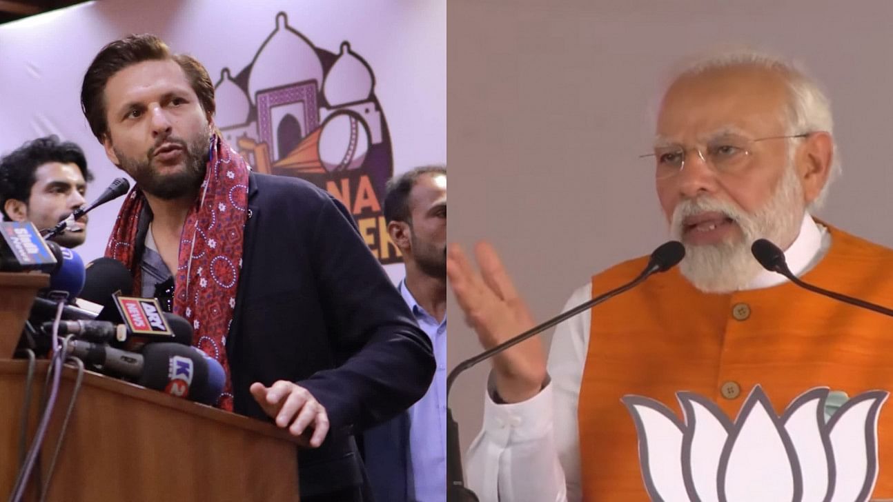 Modi will only harm pakistan says afridi 0d5b8bc