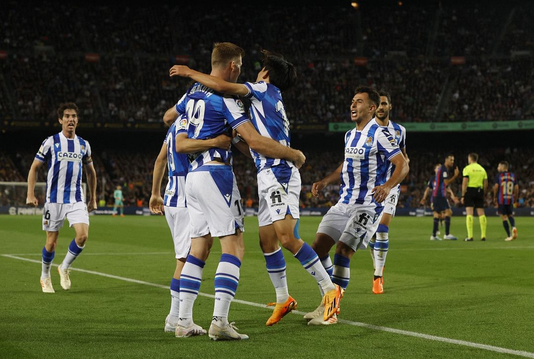 Real sociedad earn crucial win at champions barcelona 8891c5f