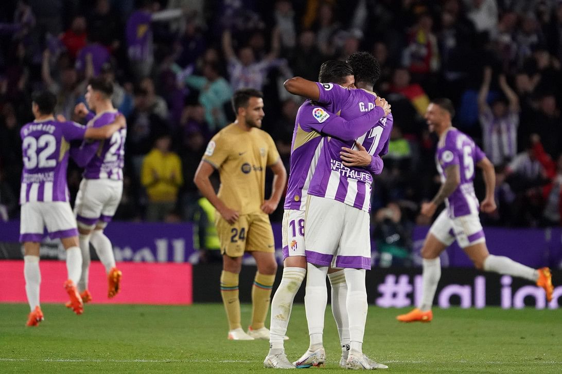 Valladolid beat champions barca to boost survival hopes 620fffb