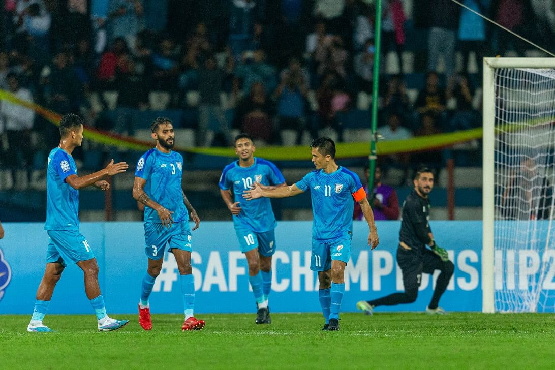 Chhetri reaches another milestone as india thrash pakistan 9c7bd44