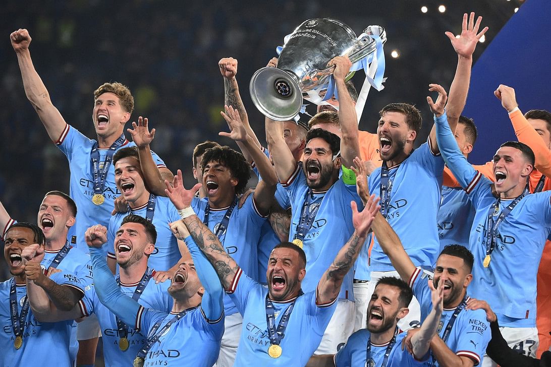 Manchester city win the champions league fd6db4a