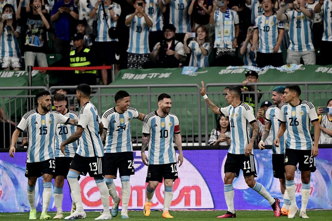 Messi nets his fastest argentina goal in win over australia0