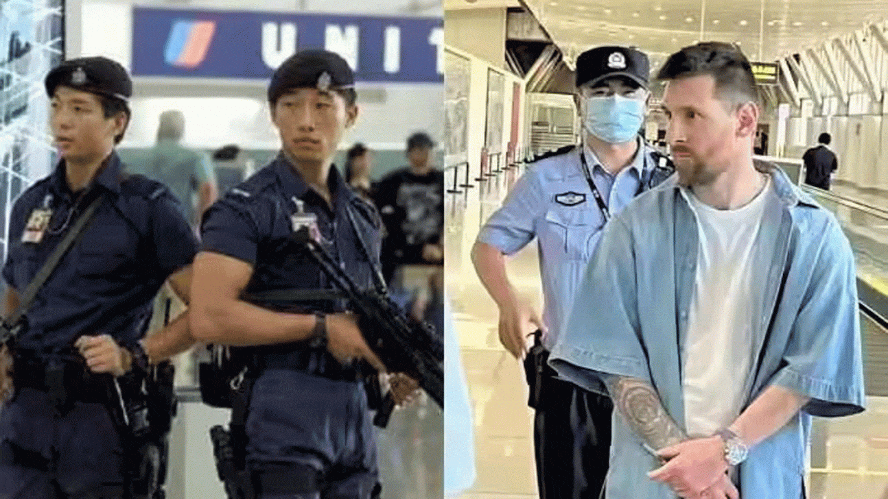 Messi was detained by chinese police 1b48300