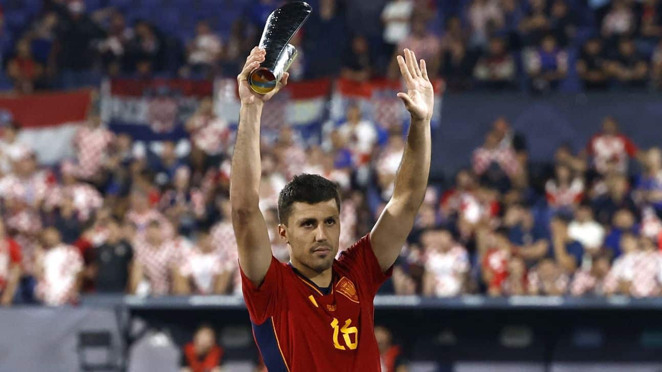 Rodri named uefa nations league player of the tournament 689814c