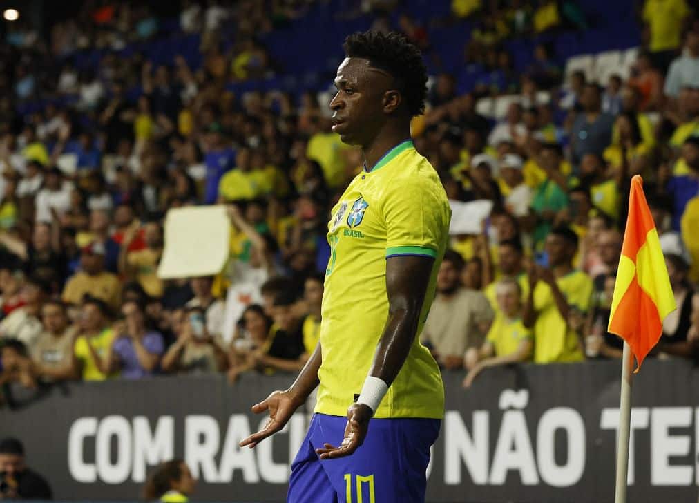 Vinicius complains as advisor racially abused at brazil friendly 7a69c67