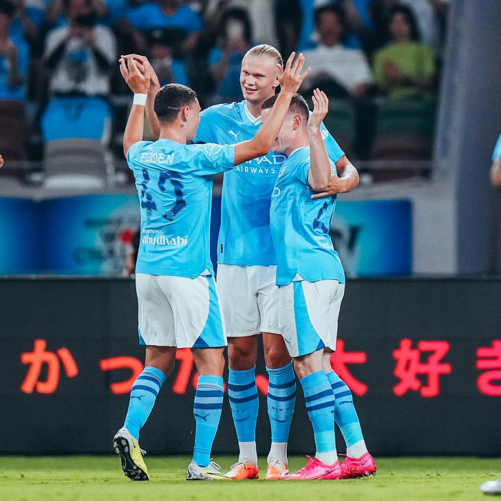Haaland scores twice as city hit five in tokyo friendly ac092ed
