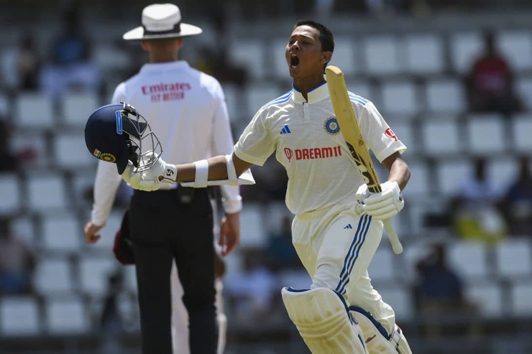 Jaiswal sharma centuries leave india in control against windies dd52643
