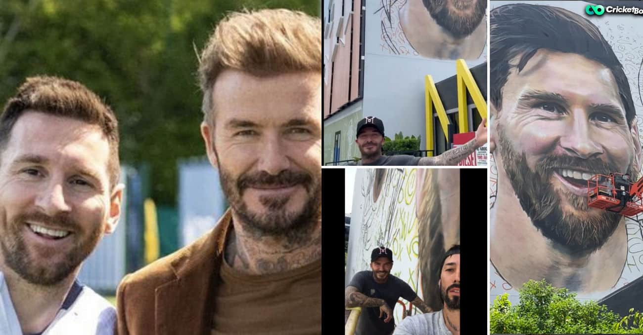 Messi mural gets finishing touch from beckham before inter miami arrival df7dd35
