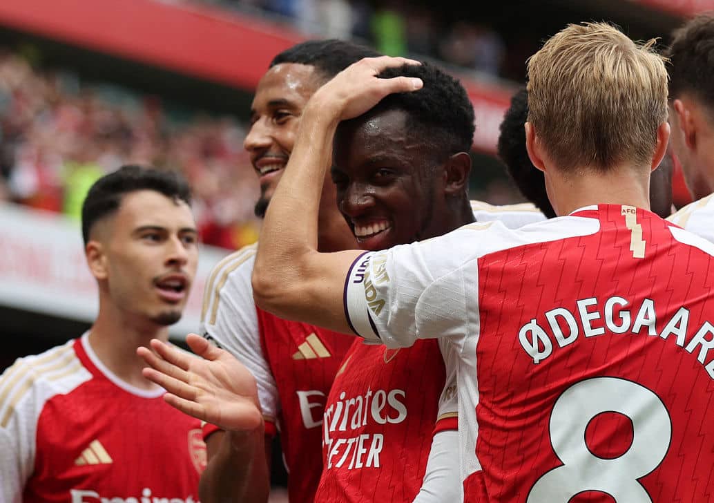 Arsenal survive forest scare to make winning pl start ea9ff6a