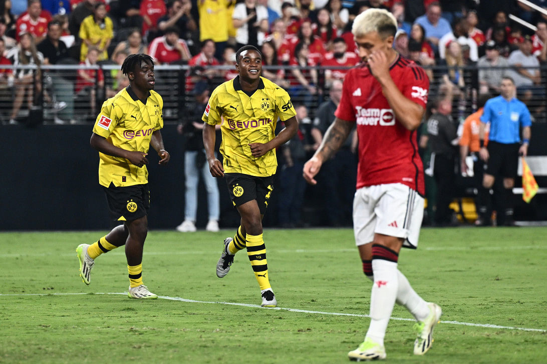 Dortmund down sloppy man united in vegas friendly 23897d4