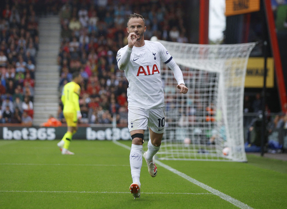Maddison opens tottenham account in win at bournemouth ac7ea41