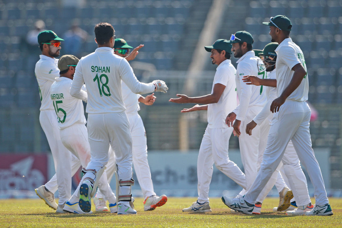 Bangladesh complete historic test win over new zealand0