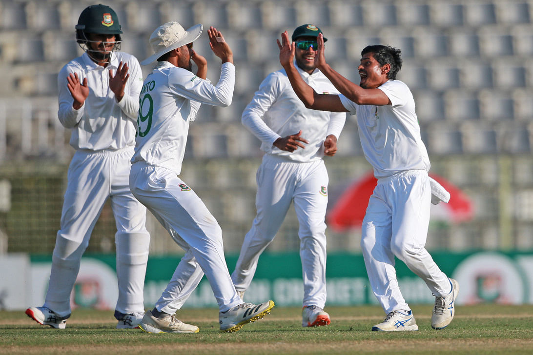 Bangladesh need three wickets on final day0