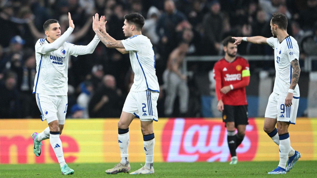 Copenhagen stun man utd 1 Copenhagen stun man utd0