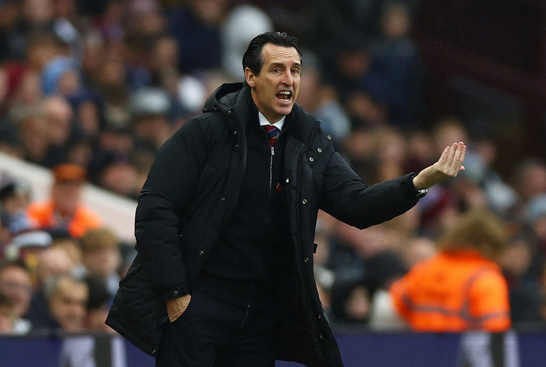 Emery refuses to label surging villa as title contenders0