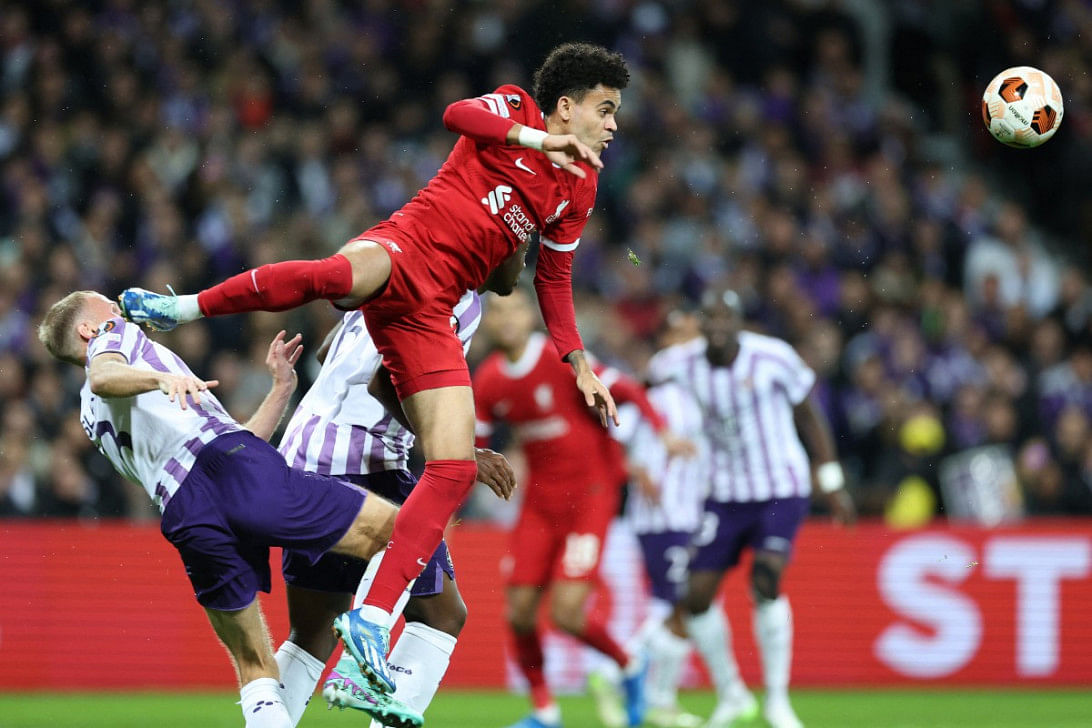 Liverpool suffer shock loss to toulouse on diaz return 1 Liverpool suffer shock loss to toulouse on diaz return0