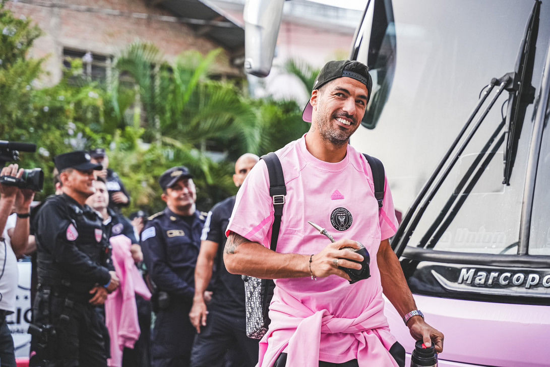 Low-key miami debut for suarez 1 Low-key miami debut for suarez0