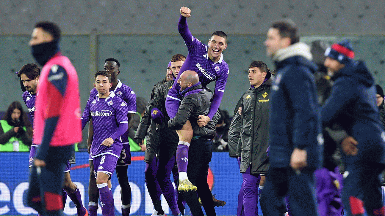 Maxime lopez fires fiorentina into coppa italia semis0