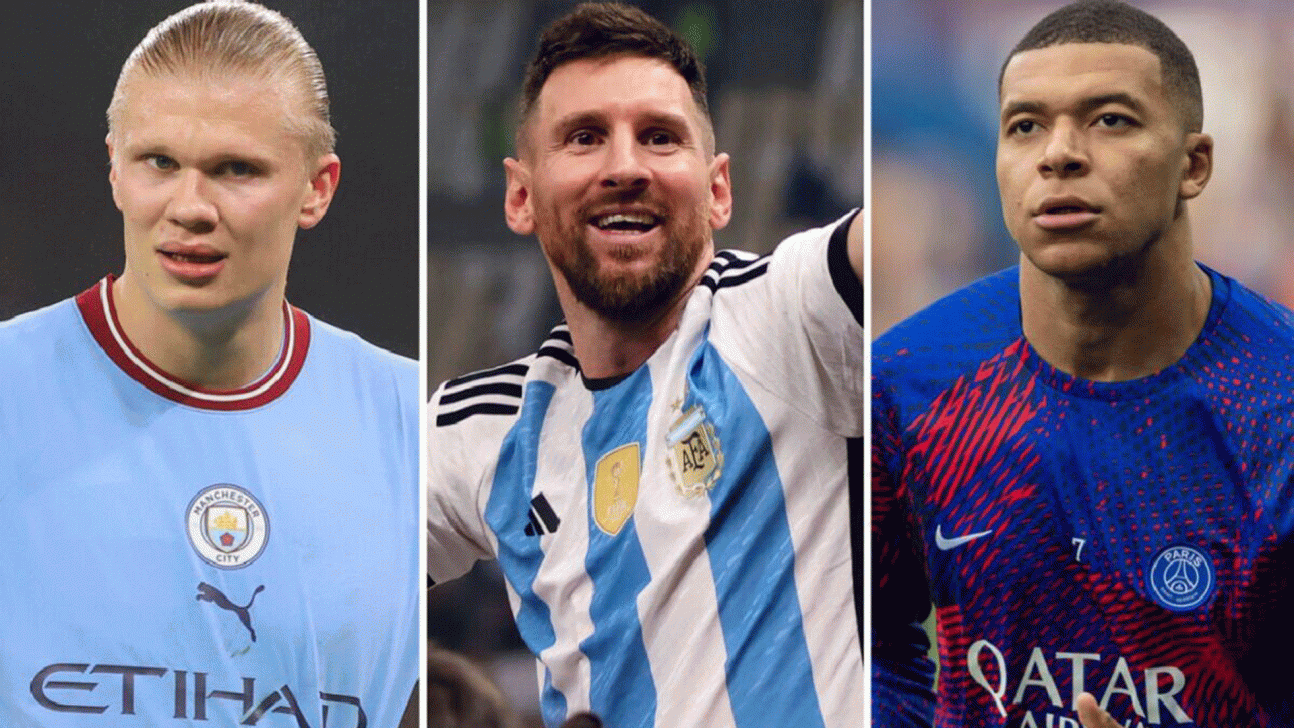 Messi, mbappe, haaland finalists for fifa best0