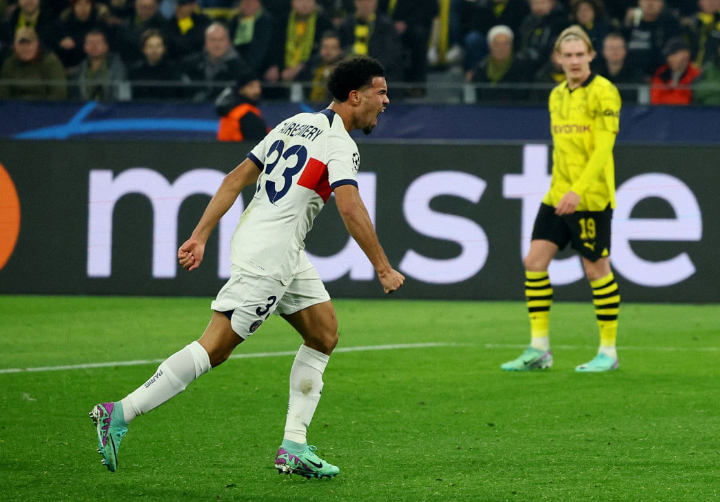 Psg, porto into champions league last 16 as newcastle exit0