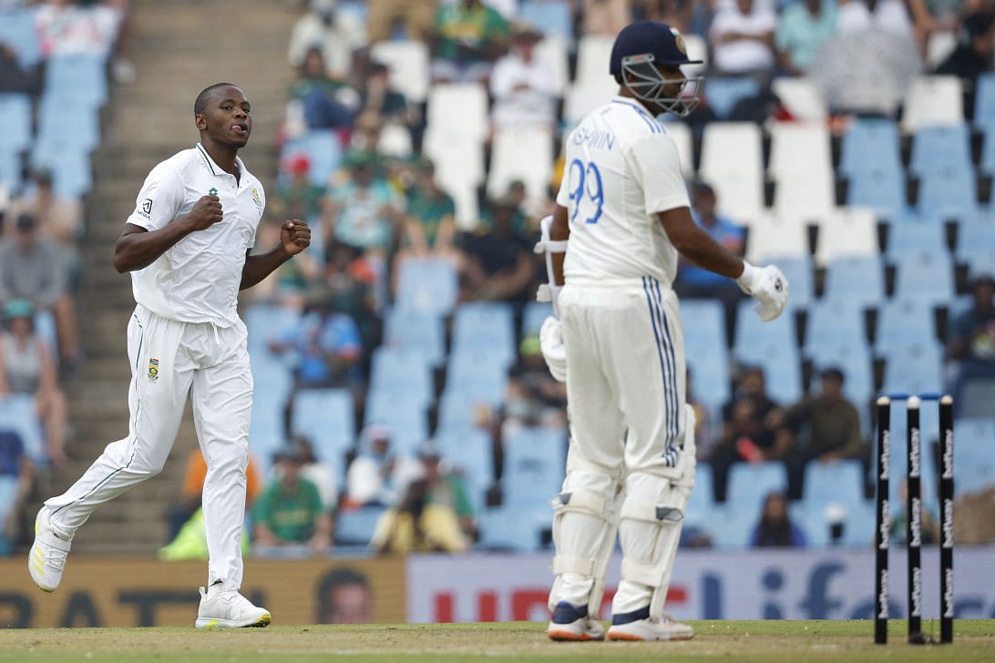 Rabada takes five wickets as india struggle0