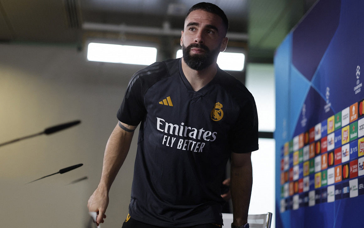 Real madrid lose defender carvajal to calf injury0