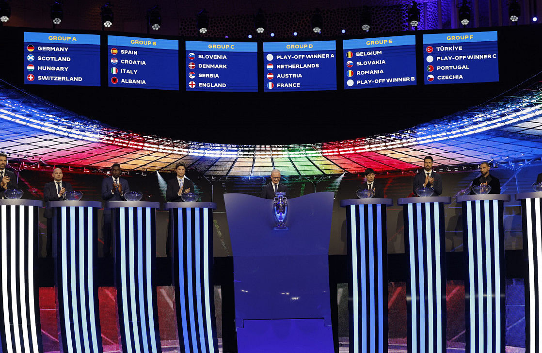 Reigning champions italy drawn together with spain, croatia in euro 2024 0