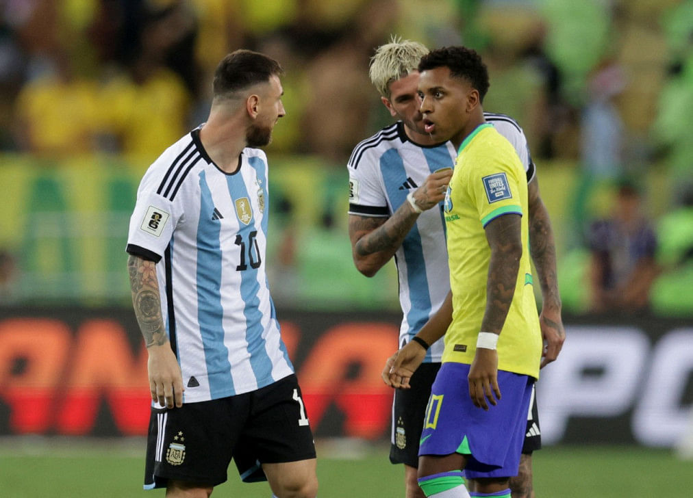 Rodrygo says he received racist abuse after messi argument0