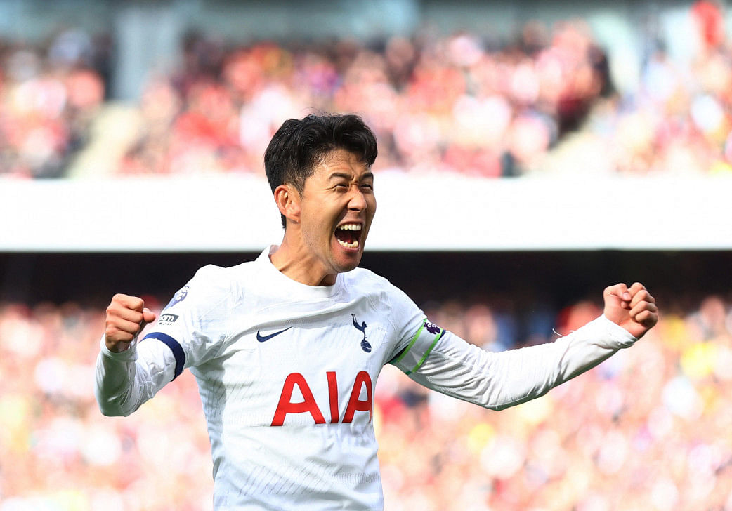 Son shines as spurs rescue derby draw at arsenal0