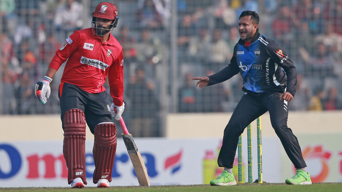 Tamim, shakib steal focus on dull day0
