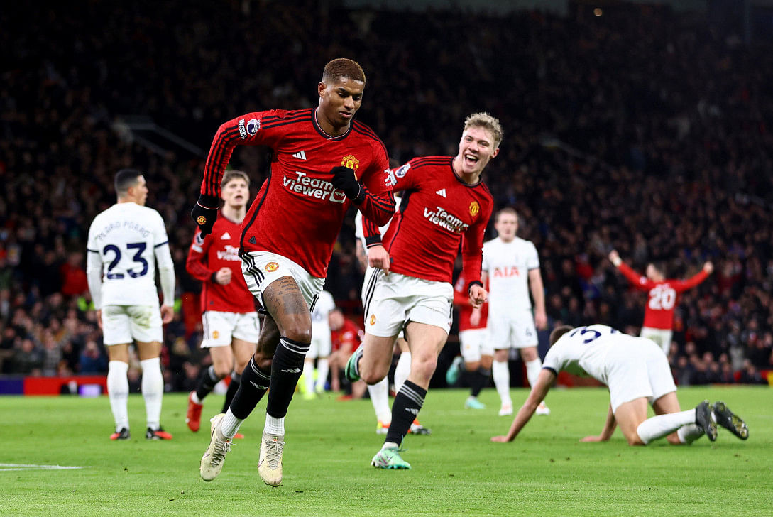 Ten hag hopes hojlund-rashford partnership will flourish0