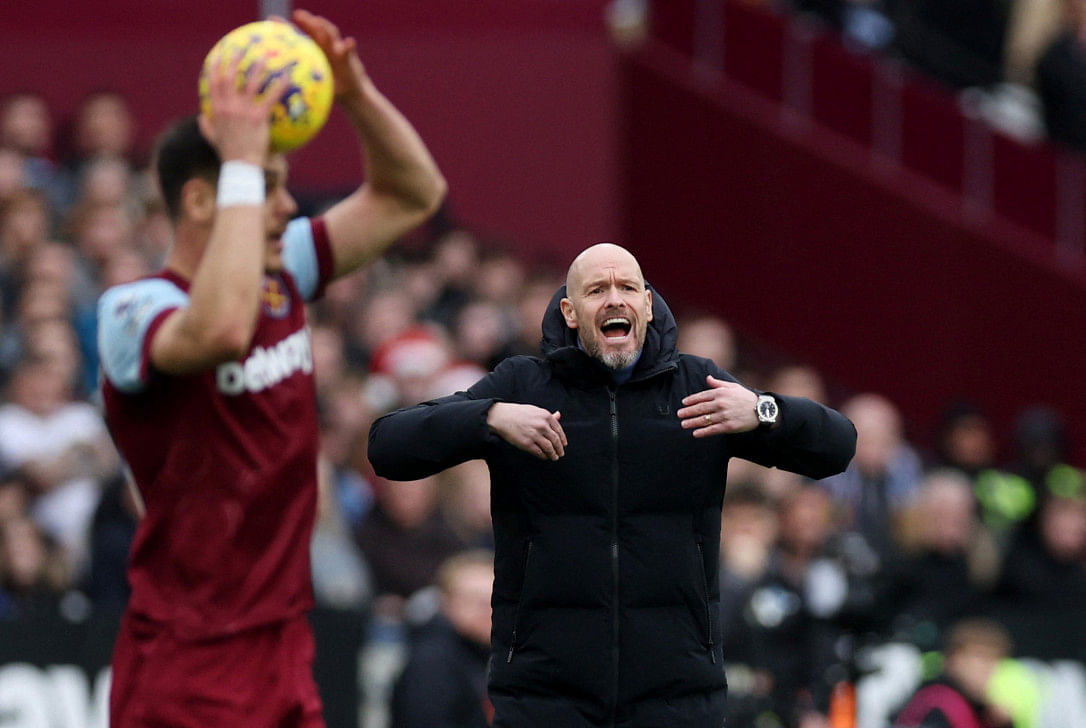 Ten hag urges man utd to 'stick together' after west ham loss0