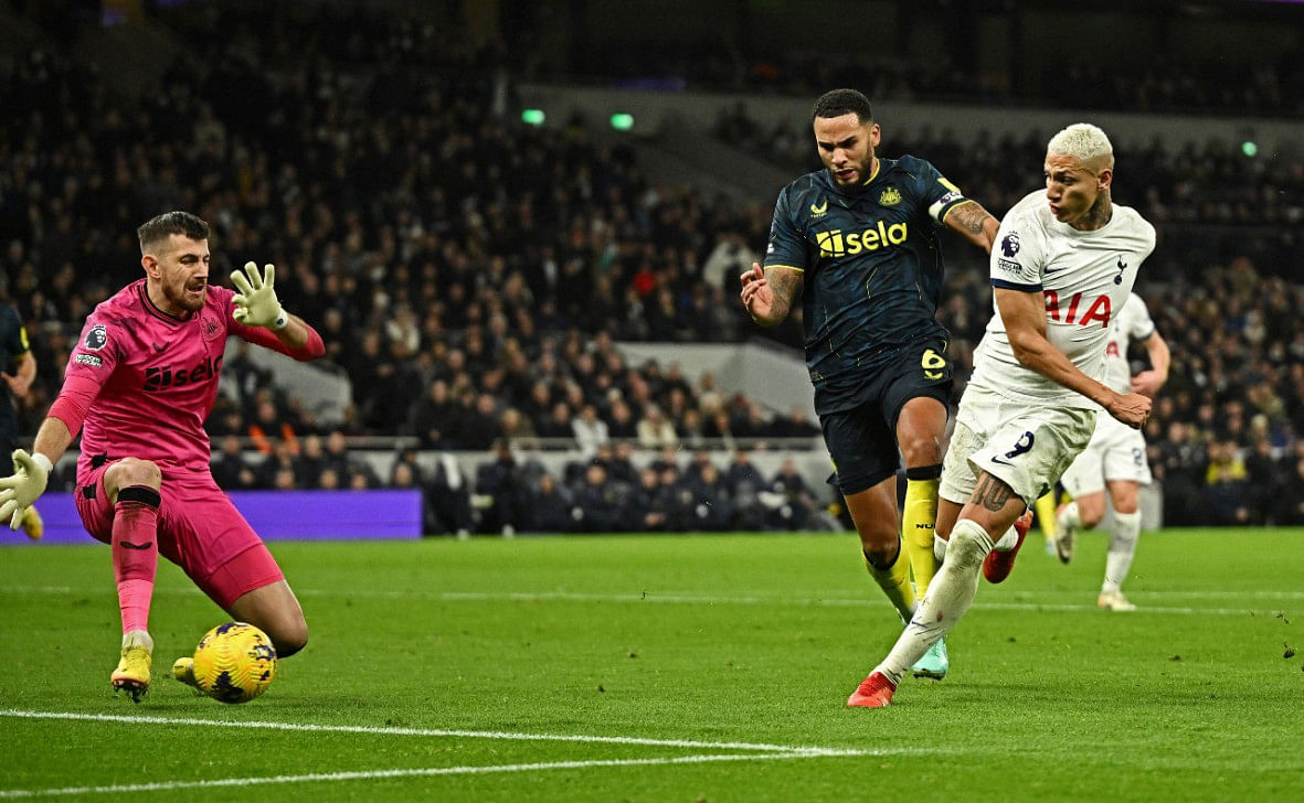 Tottenham end winless run as richarlison hits two in newcastle rout0