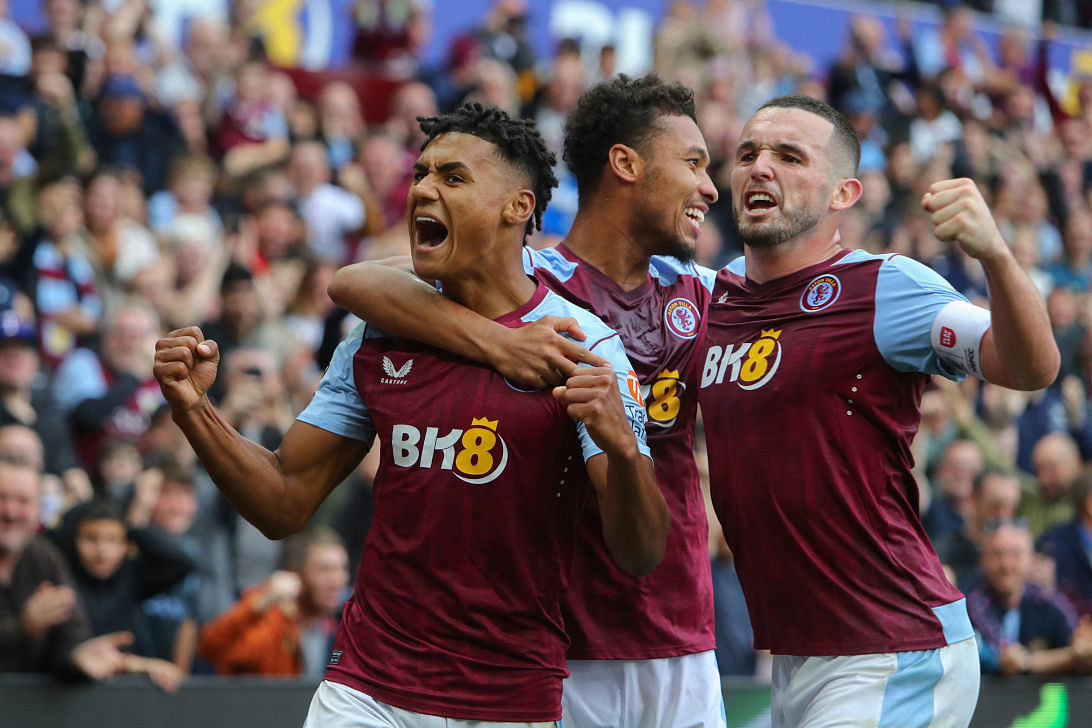 Watkins treble fires villa's rout of hapless brighton0